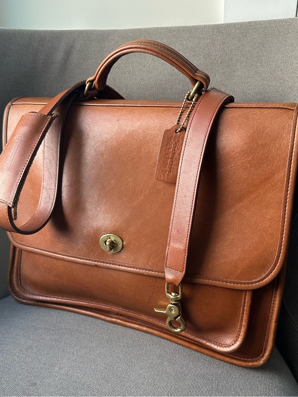 Vintage Coach Colebrook Briefcase #5181